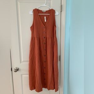 Madewell Gauze Midi Dress New With Tags